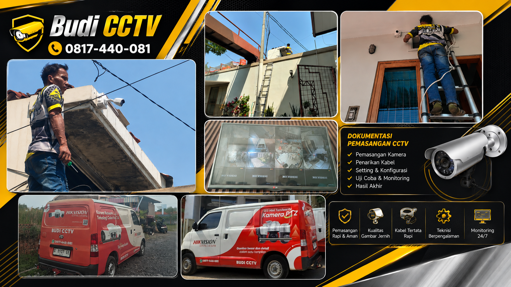 Pemasangan CCTV Pekalongan, Cegah Pencurian Rumah