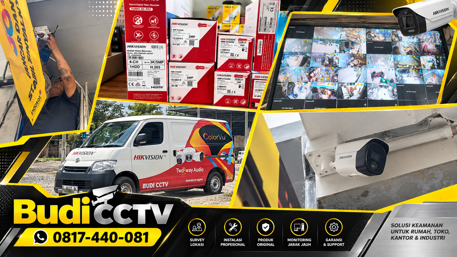 Instalasi CCTV Hikvision di Pekalongan untuk Gudang, Penerapan Teknologi Pengawasan Digital