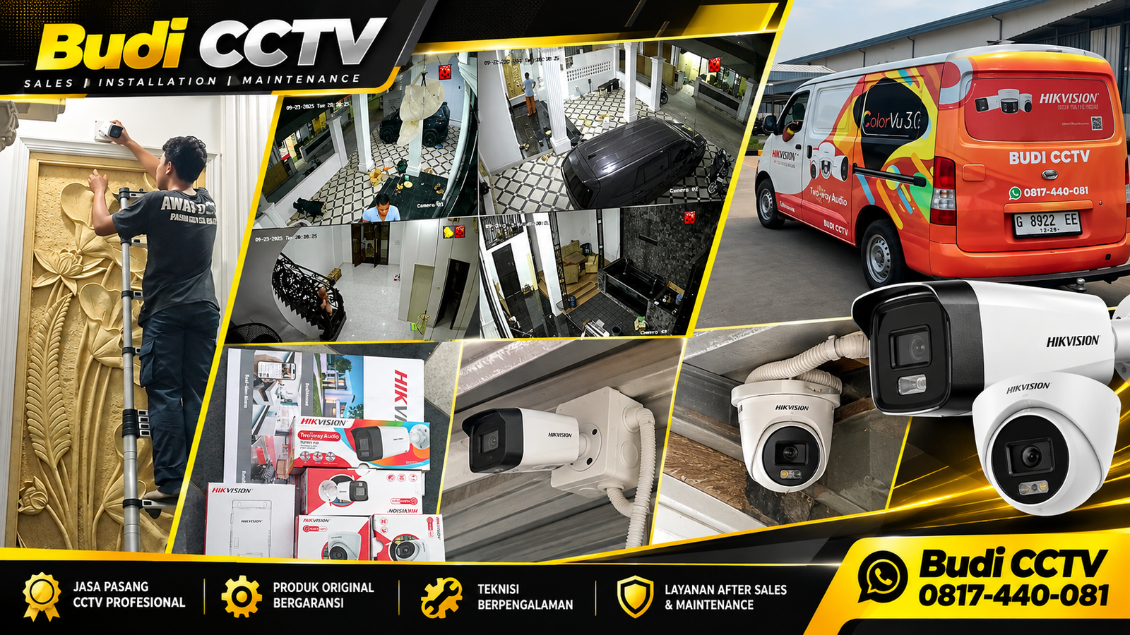 Pemasangan CCTV Hikvision pada Rumah Tinggal di Pekalongan dengan Solusi Sesuai Anggaran